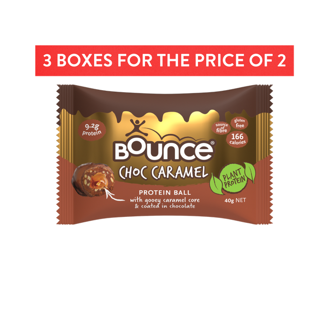 Bounce Choc Caramel Protein Ball (BOX OF 12 BALLS)